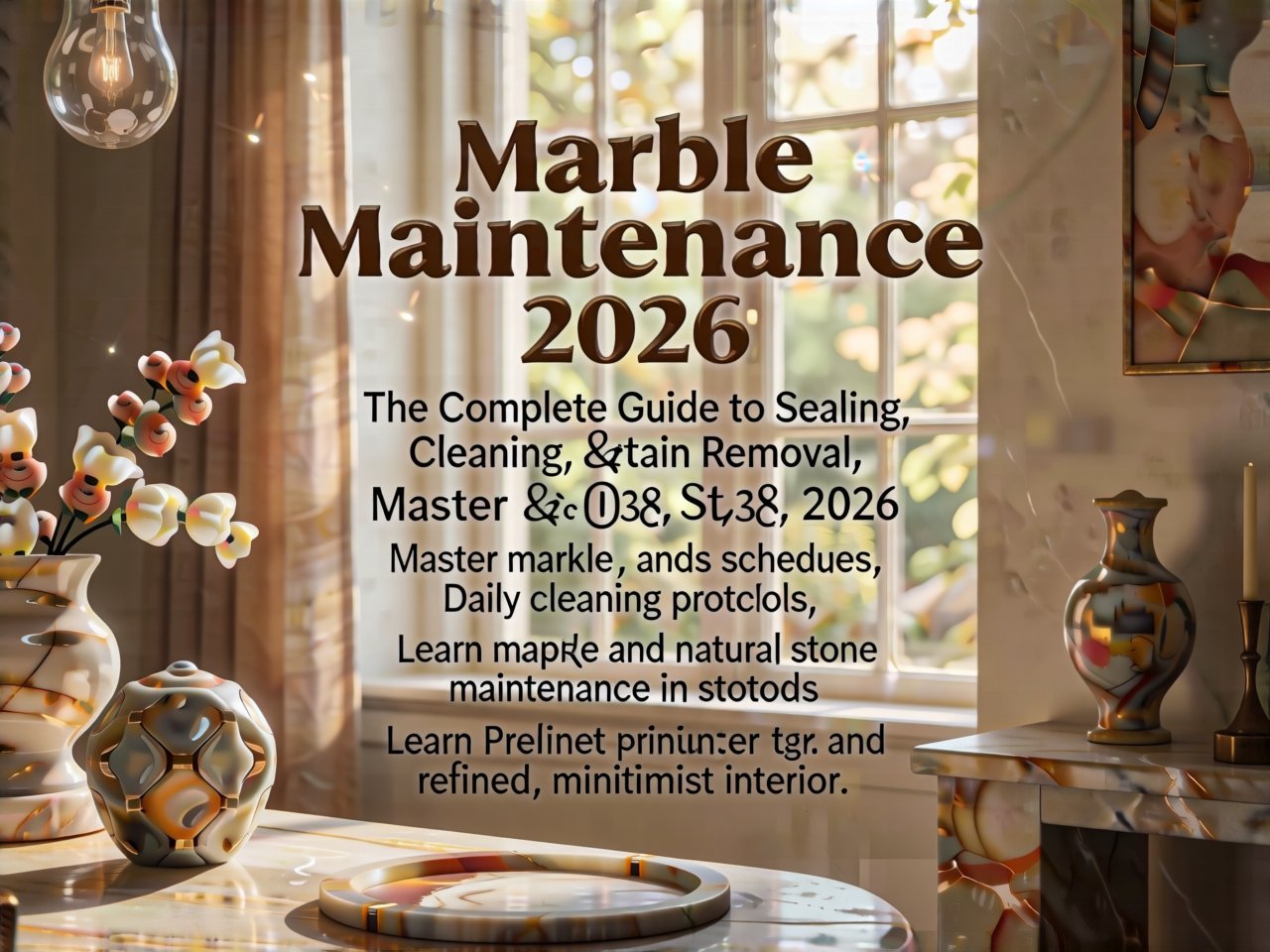 Marble Maintenance 2026: The Complete Guide to Sealing, Cleaning & Stain Removal
