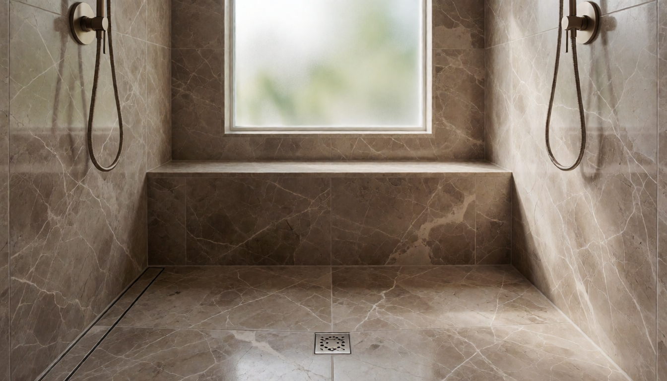 Wood Gray Marble Round Bathroom Sink, Natural Stone Basin