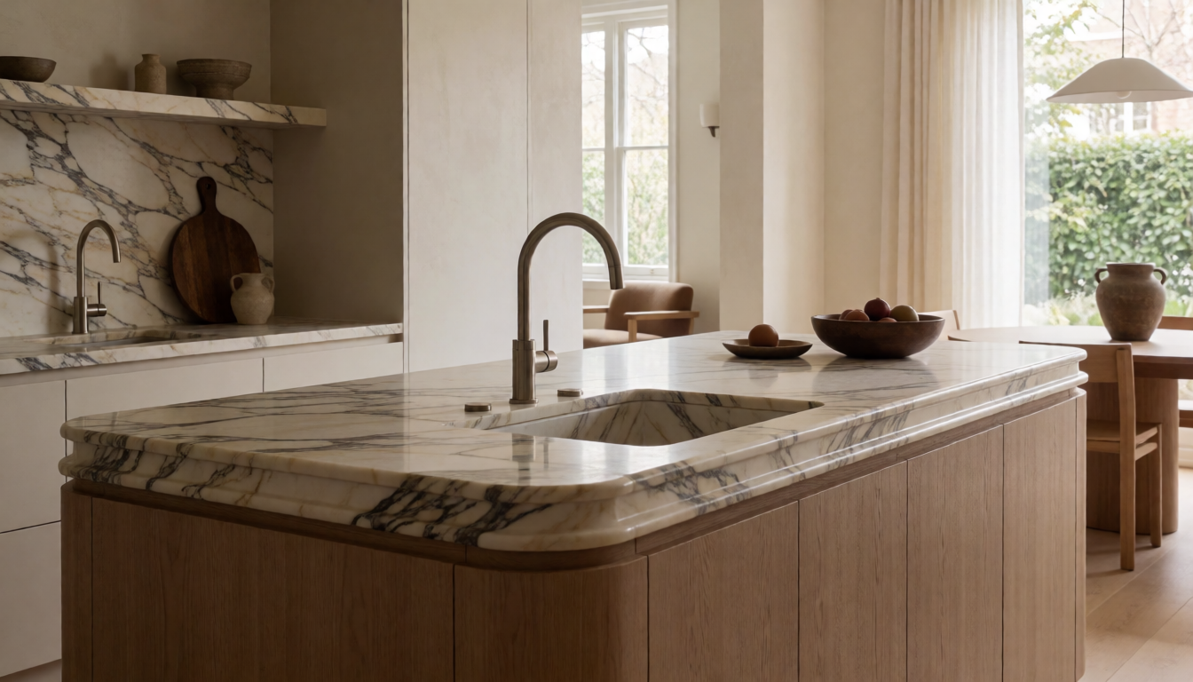 Venus White Marble Bathtub