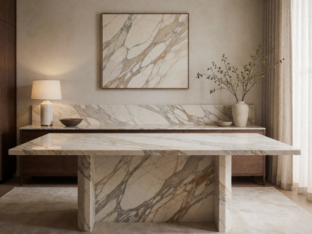 Why Does Natural Marble Outperform Engineered Quartz for Dining Tables in 2026?