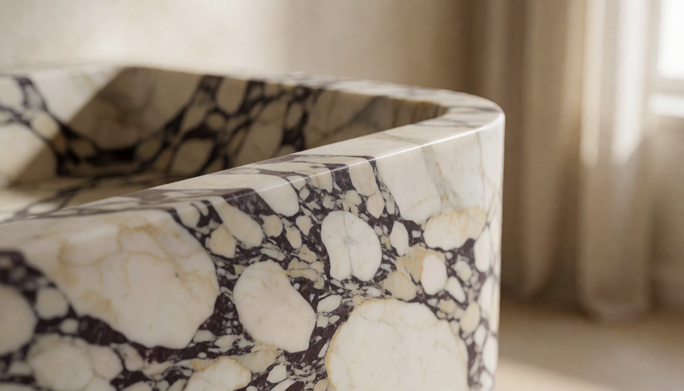 marble pedestal sink by Gladystone