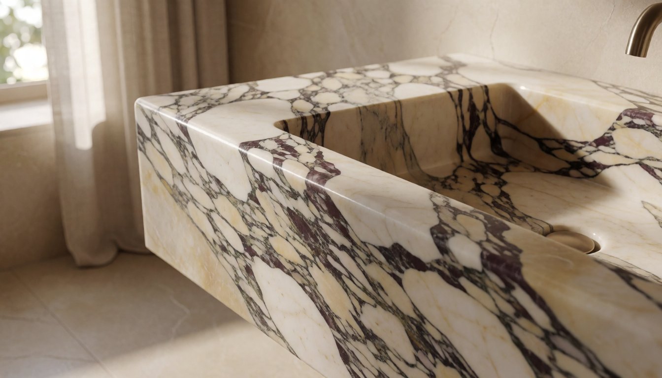 What Is a Calacatta Viola Sink? Why Bold-Veined Marble Basins Define 2026