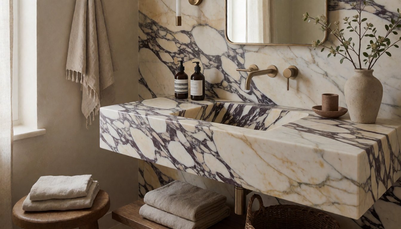 What Is a Calacatta Viola Sink? Why Bold-Veined Marble Basins Define 2026