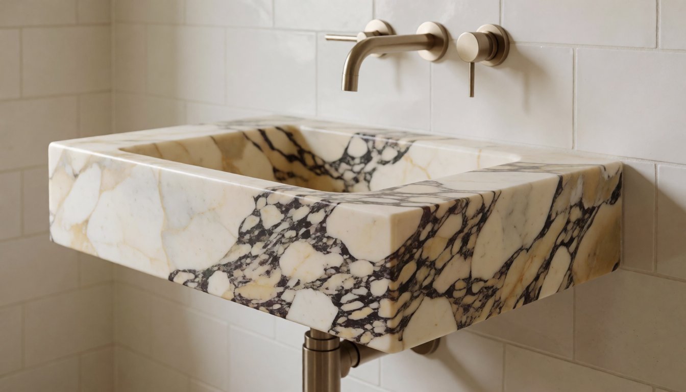 What Is a Wall-Mounted Marble Sink? Why Floating Stone Basins Define 2026 Bathrooms