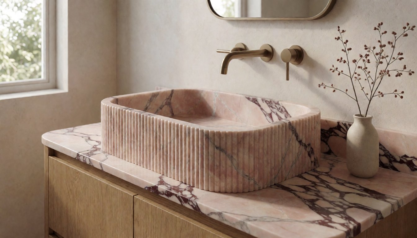 From Bianco Carrara to Exotic Onyx: 8 Natural Stone Pedestal Sinks to Specify in 2026
