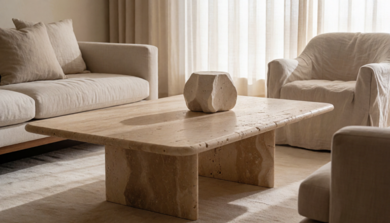 Why a Solid Stone Coffee Table Outlasts Wood and Glass: A 20