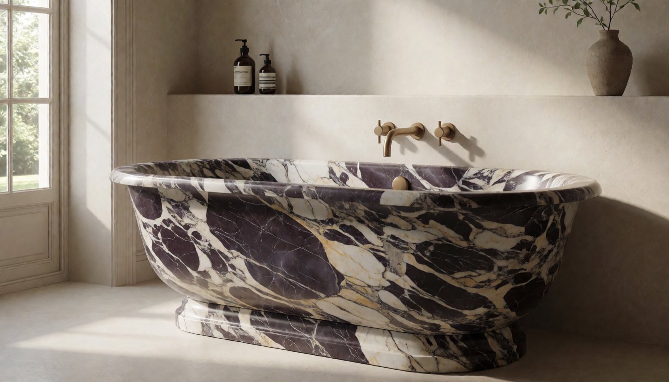Sculptural Marble Bathtubs: How a Carved Stone Tub Becomes the 2026 Bathroom’s Centerpiece