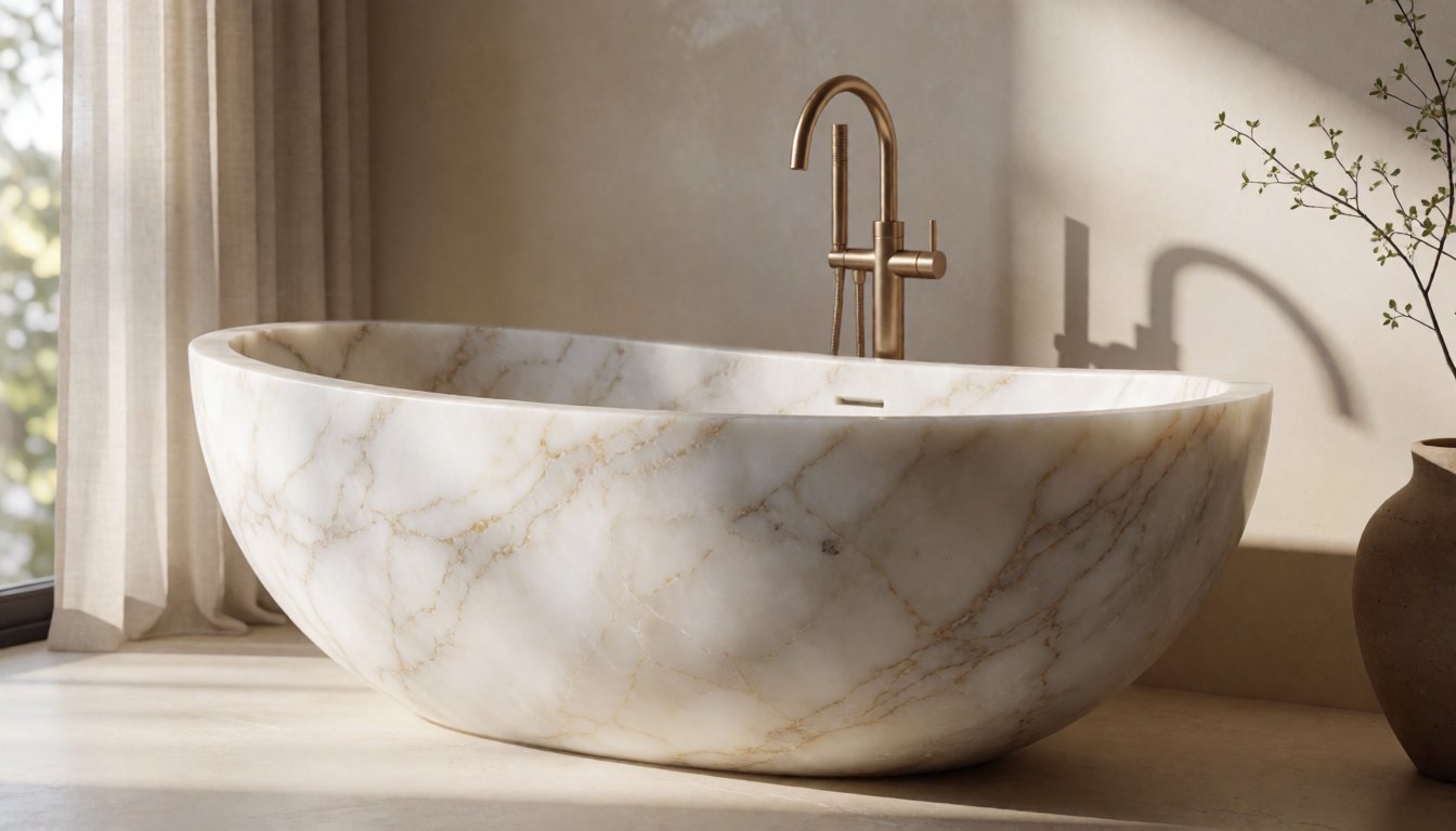 Sculptural Marble Bathtubs: How a Carved Stone Tub Becomes the 2026 Bathroom’s Centerpiece