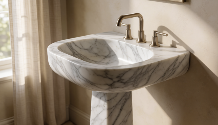Marble Pedestal Sink Buying Guide 2026: Stone, Shape and Scu