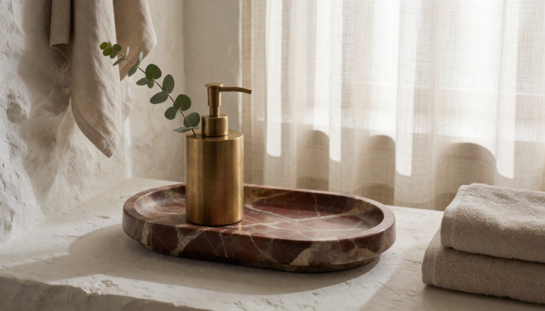 Marble Bathroom Tray Styling: Turning Your Vanity Into a 202