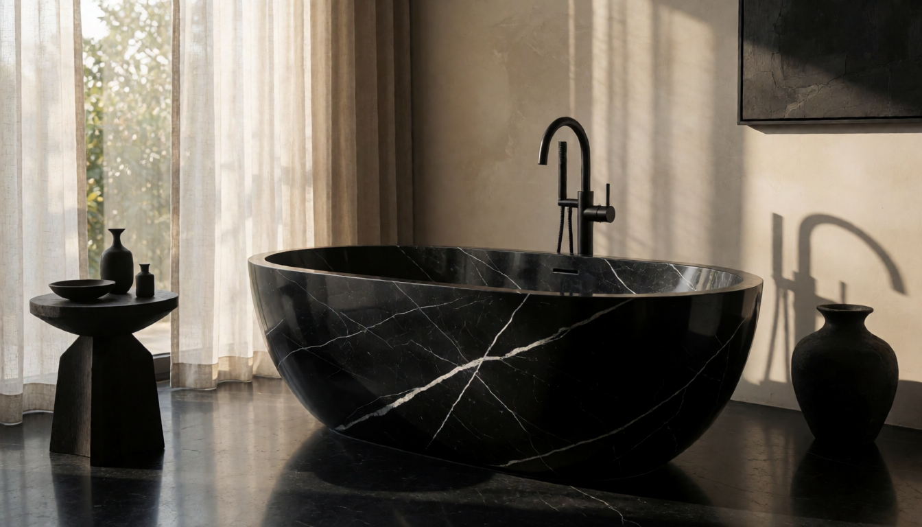 marble stone bathtub by Gladystone