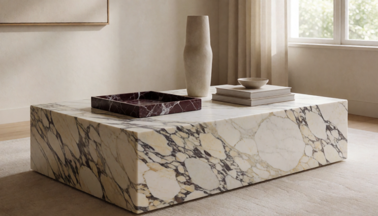 The Art of Styling a Marble Coffee Table: Calacatta and Trav