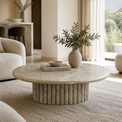 Breccia Aurora coffee table