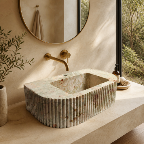 Breccia Aurora Sink