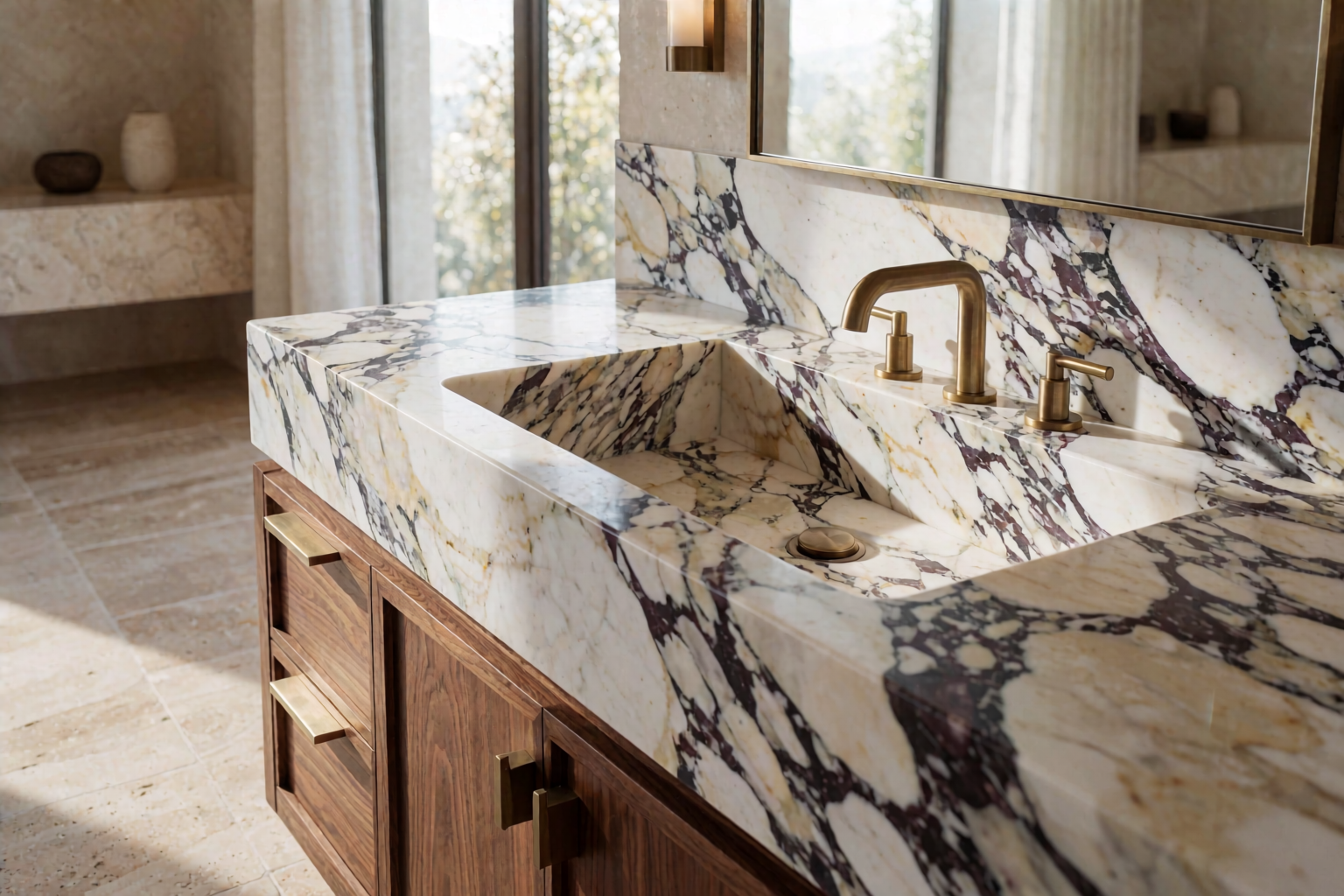 What Is a Calacatta Viola Sink? Why Bold-Veined Marble Basins Define 2026