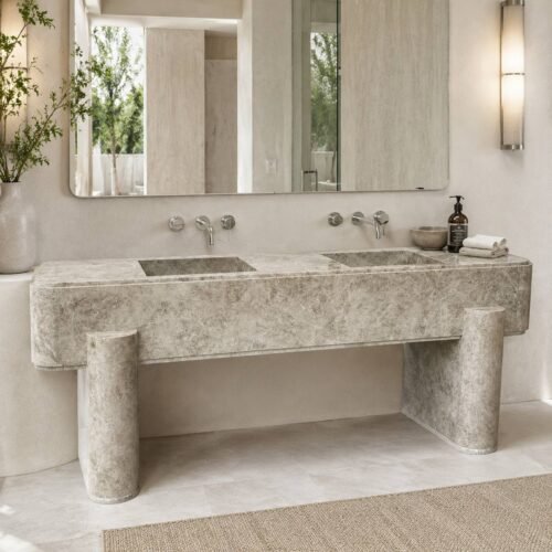 Castle Gray Marble Sink