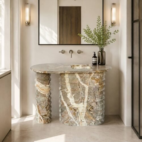 Impressions of Rome Marble Sink