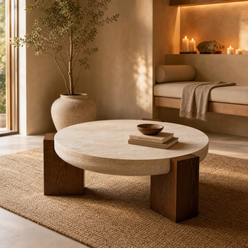 travertine coffee table2