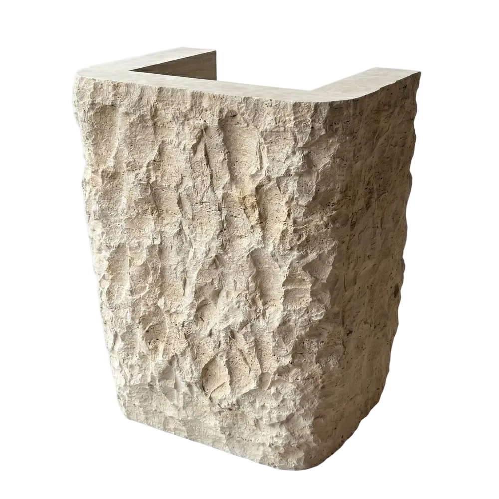 Travertine Reception Desk - Image 2