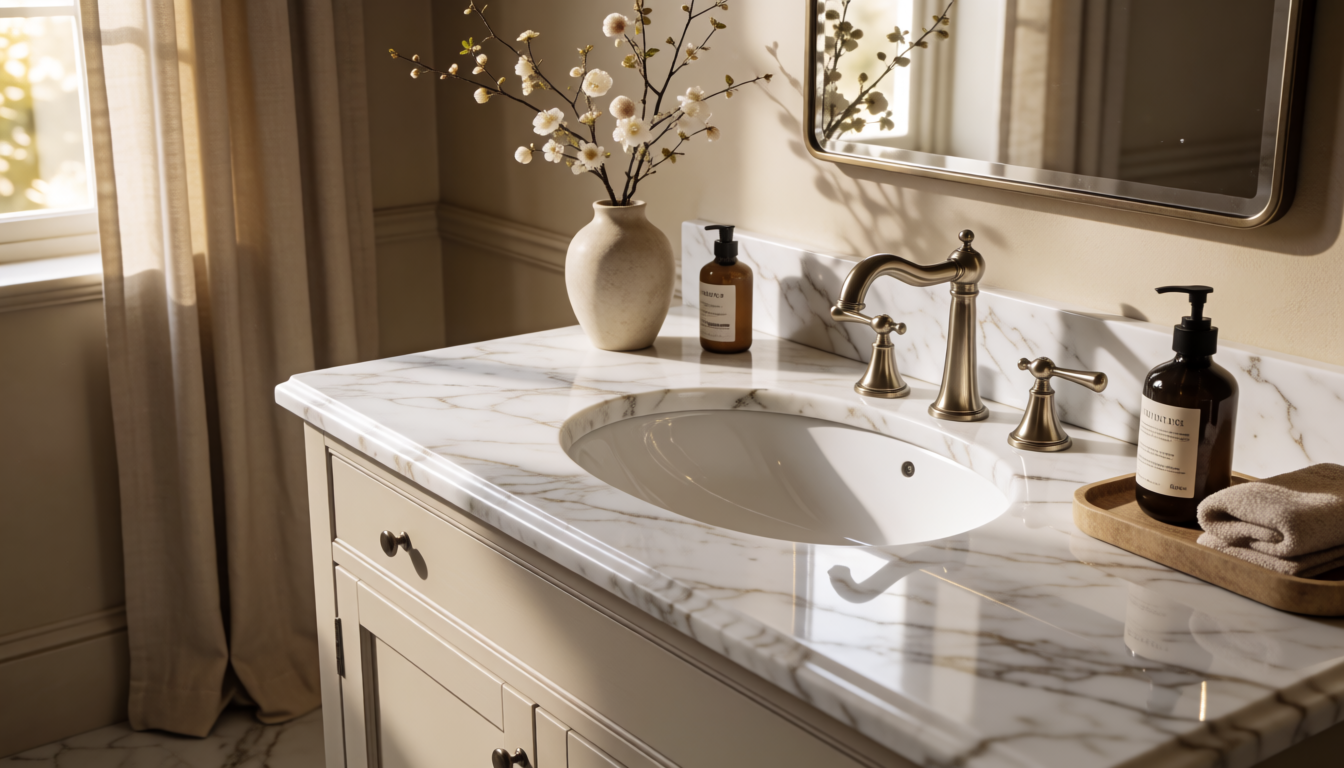 Marble Bathroom Vanity 90Cm Natural Stone Sink Cabinet Freestanding Drawers Luxury Stone Wash Basin Vanity For Modern Bathroom Design