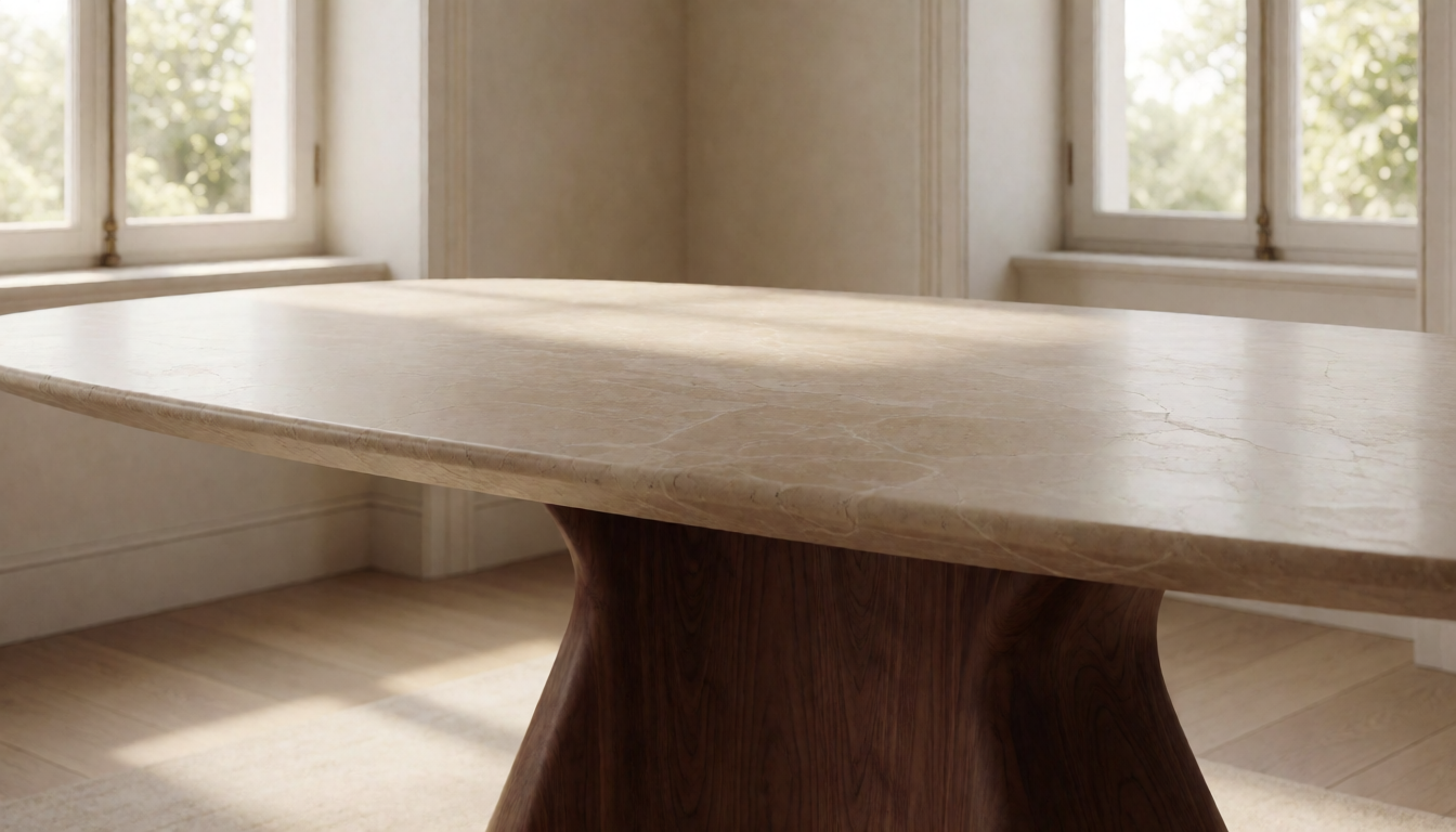 Viola black dining table