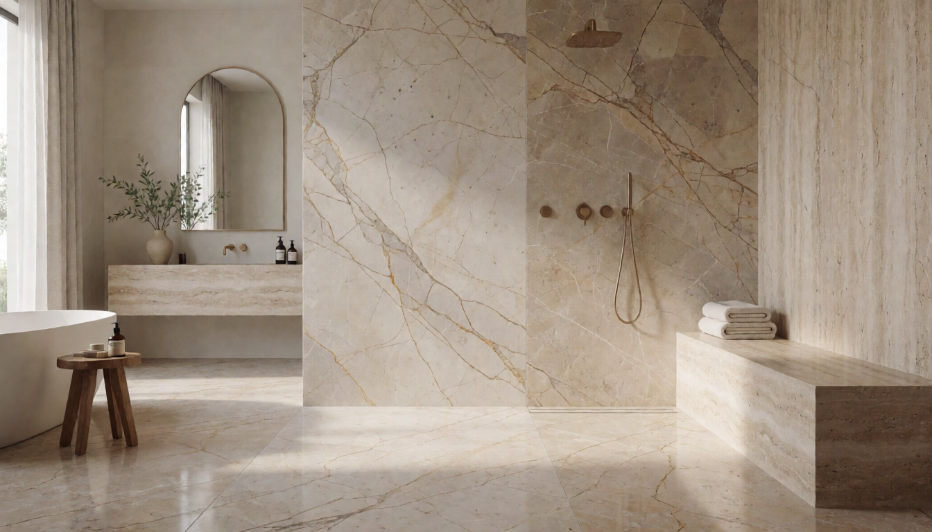 Moon White Marble Round Bathroom Sink Natural Stone Basin