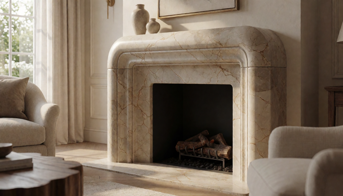 Gladystone fireplace mantel
