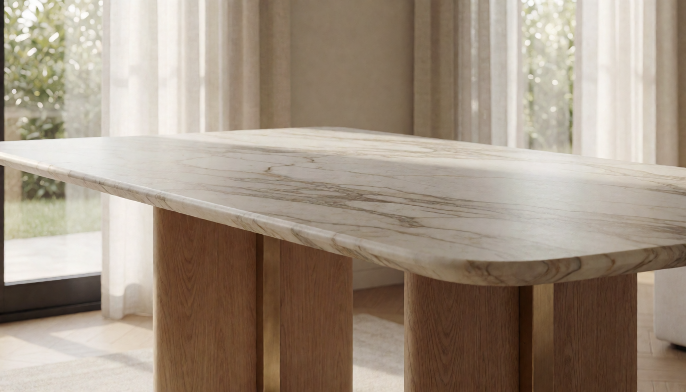 Viola black dining table