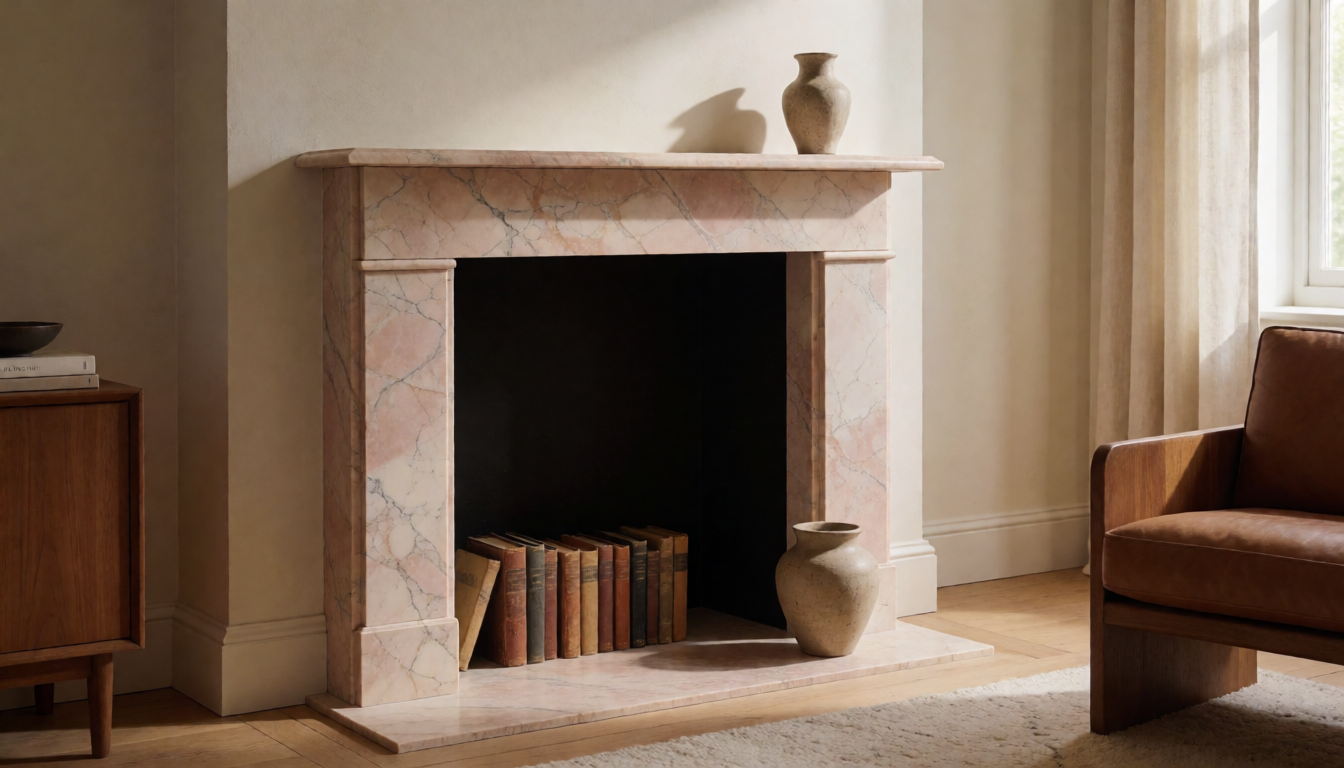 afyon fireplace mantel by Gladystone