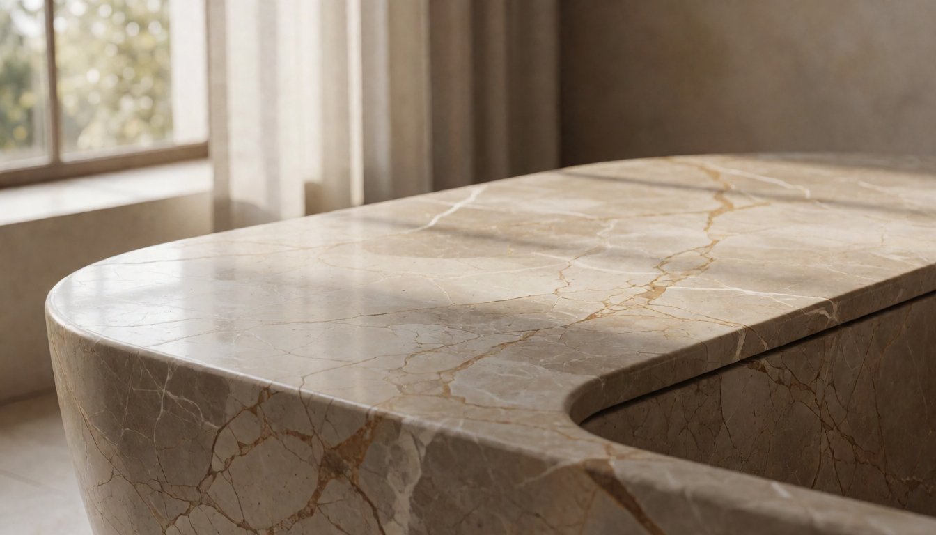 Gladystone stone bathtub