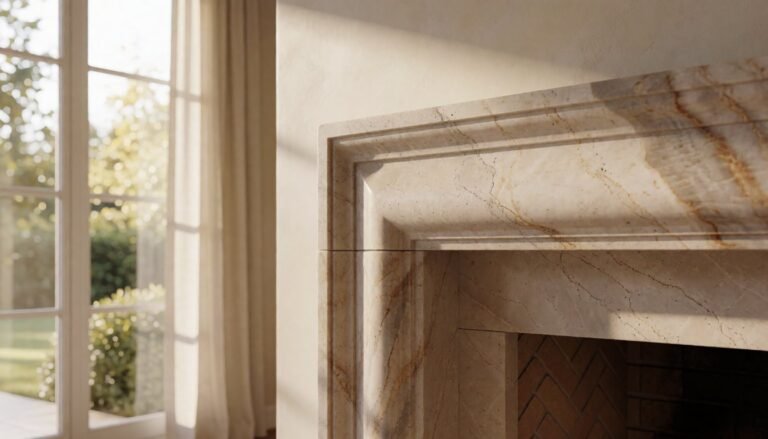 fireplace mantel