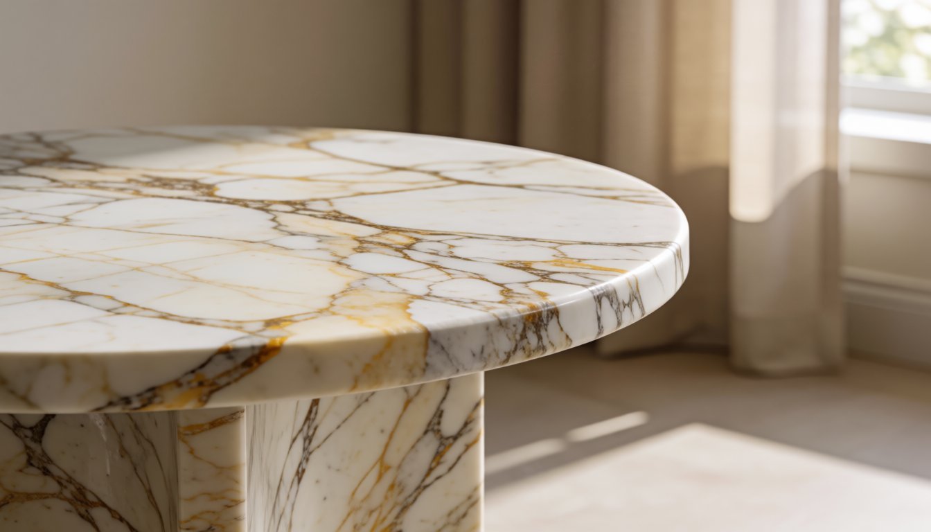 marble side table
