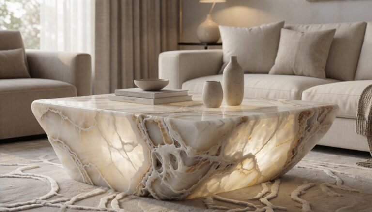 onyx coffee table