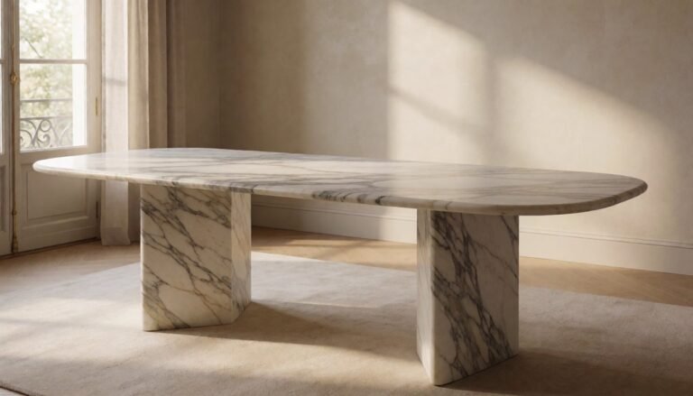 marble dining table