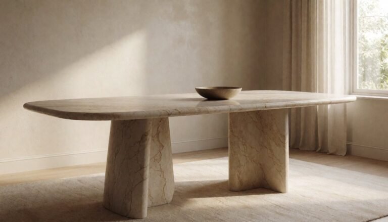 marble dining table