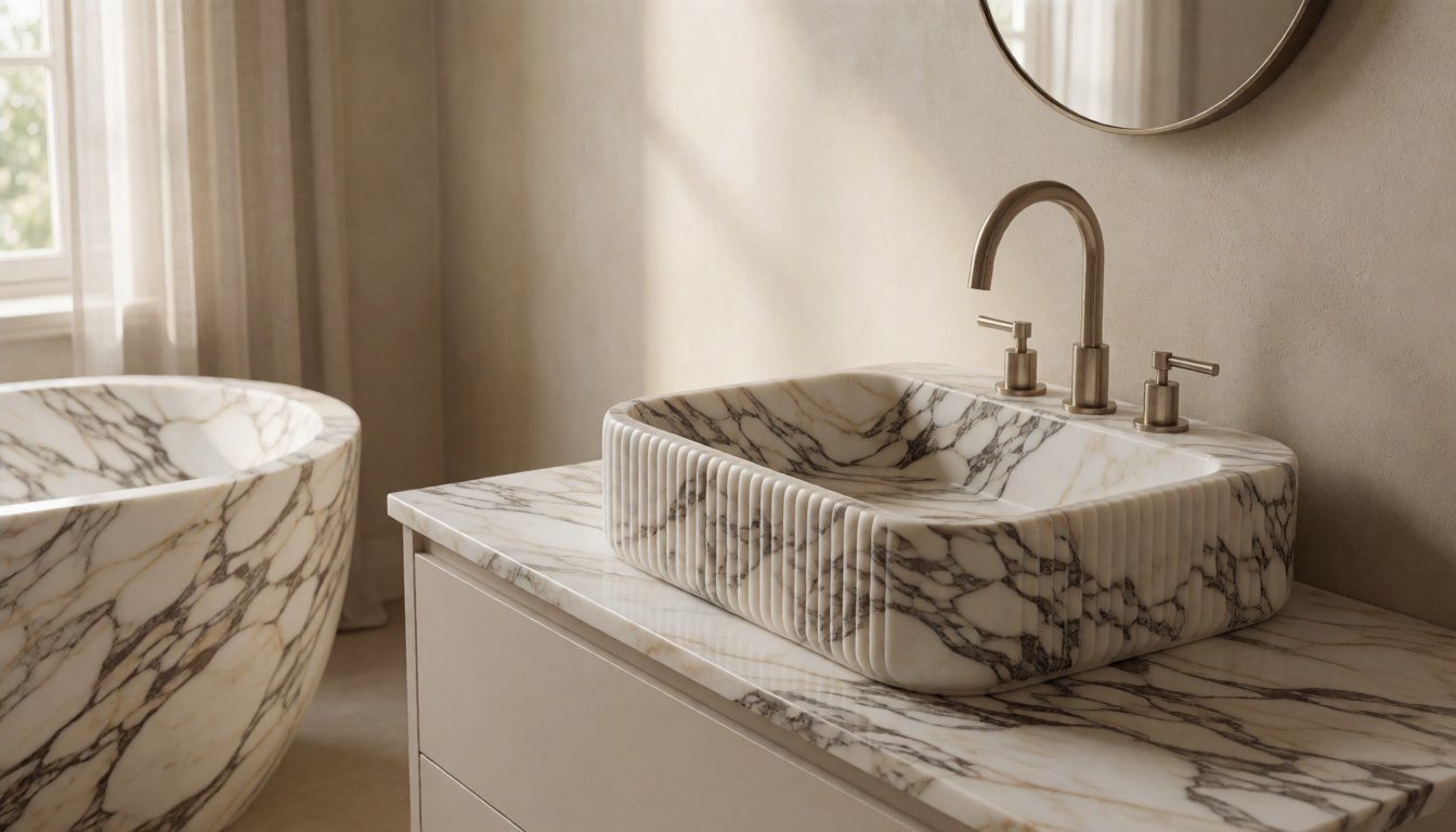stone bathtub