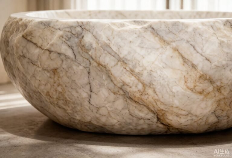 stone bathtub