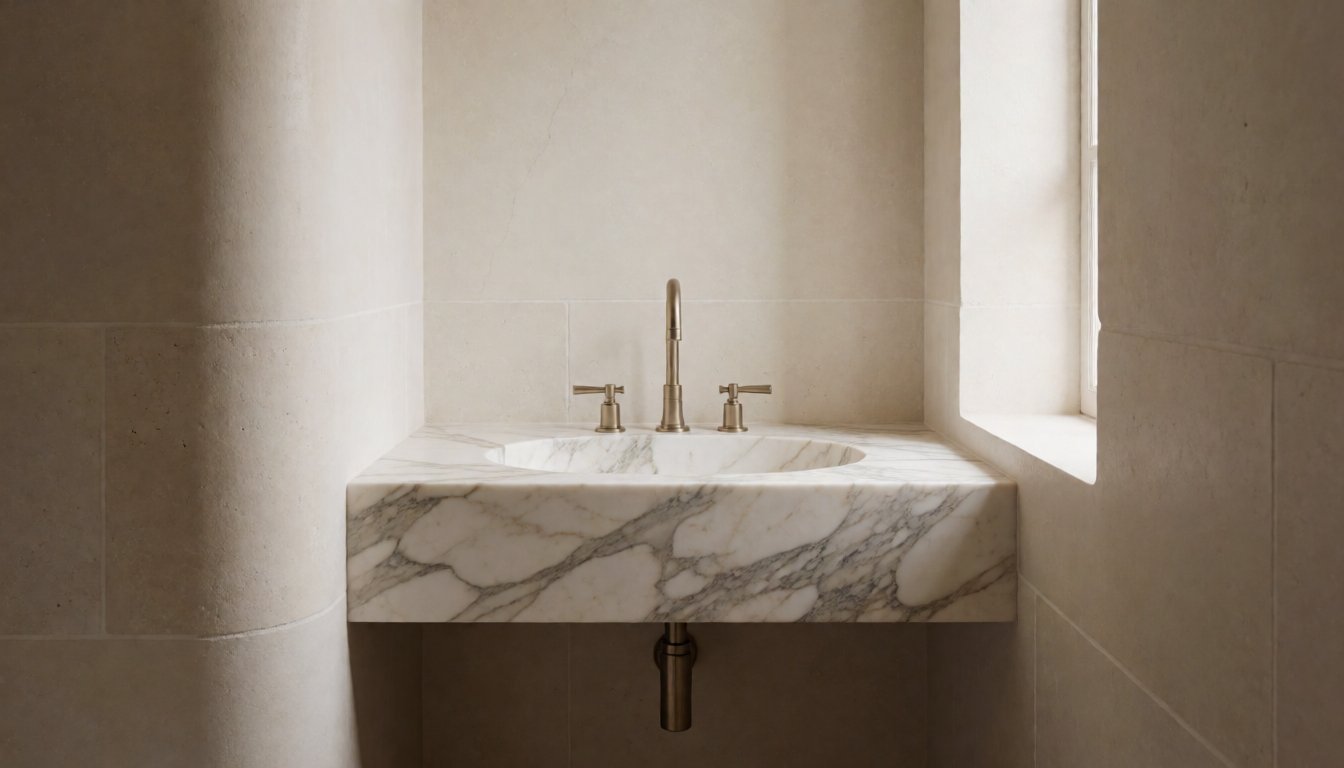 marble vessel sink