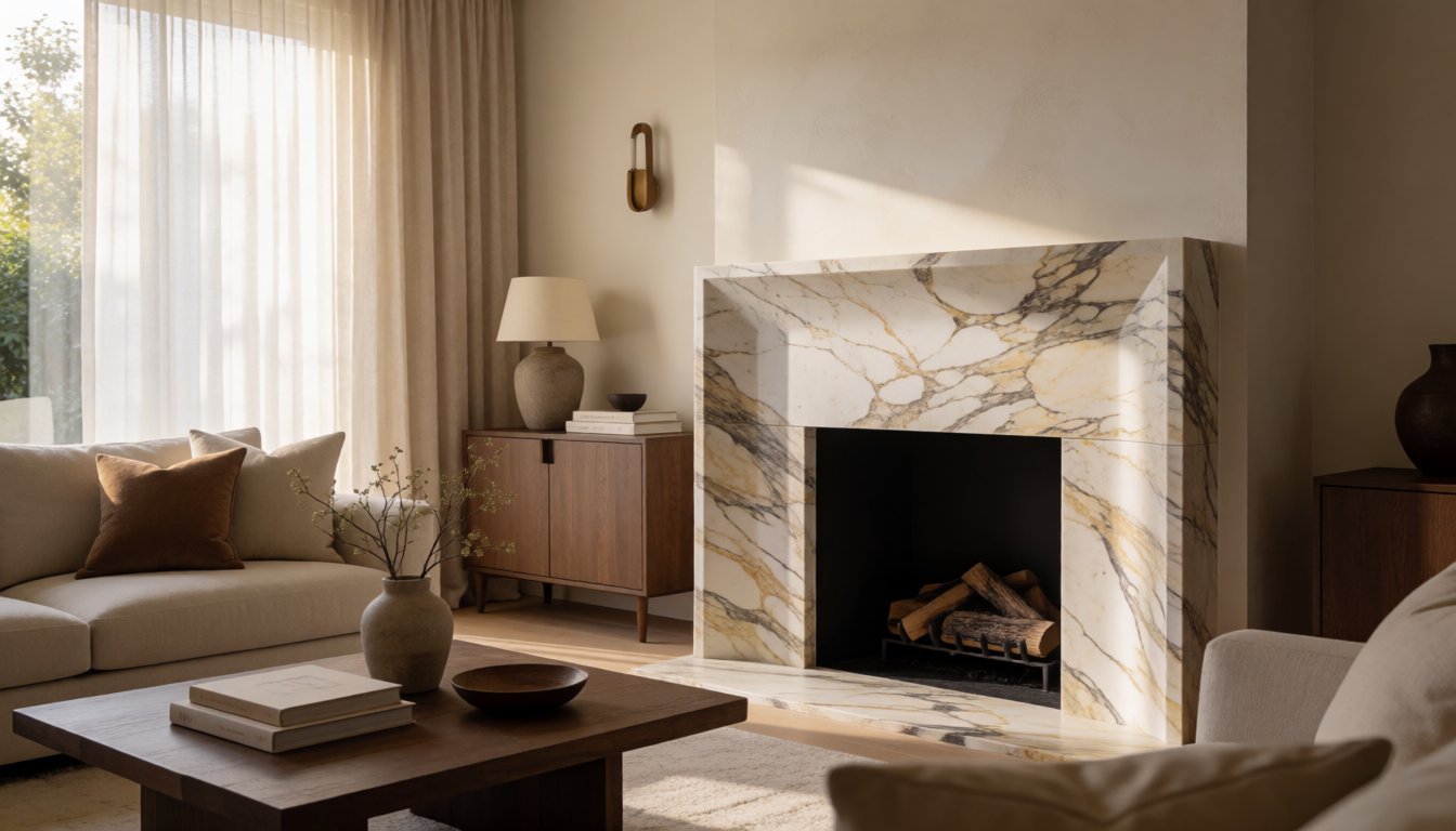 Gladystone fireplace mantel