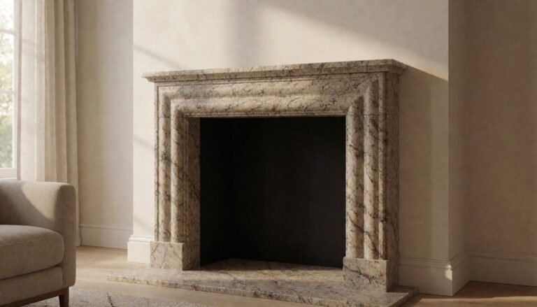 fireplace mantel