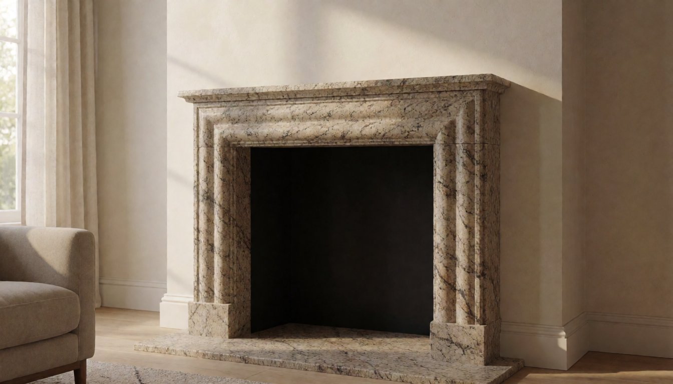 fireplace mantel