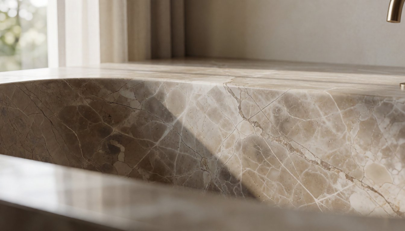 stone bathtub by Gladystone