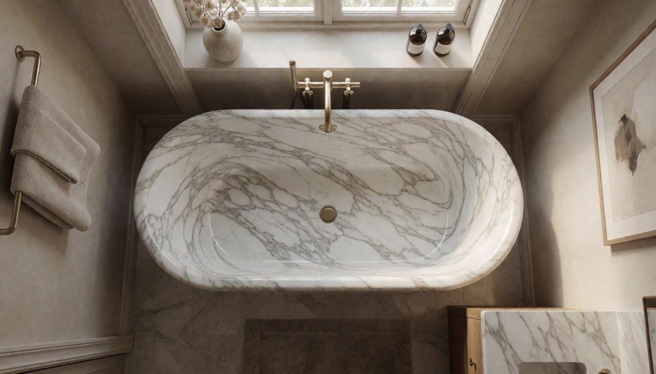 Gladystone stone bathtub