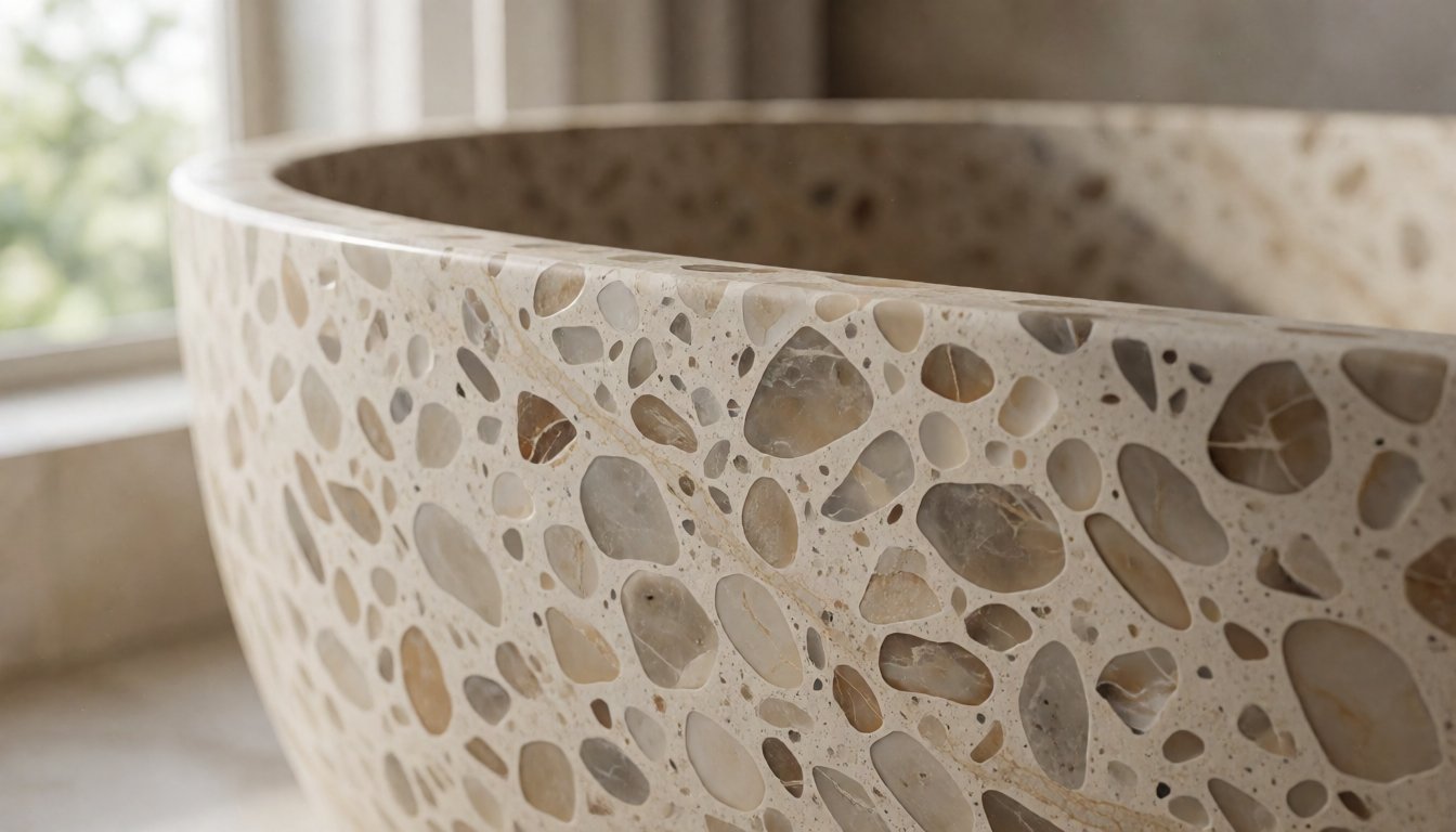 stone bathtub by Gladystone