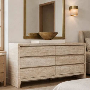 Travertine Entryway Cabinet – Gladystone Natural Stone