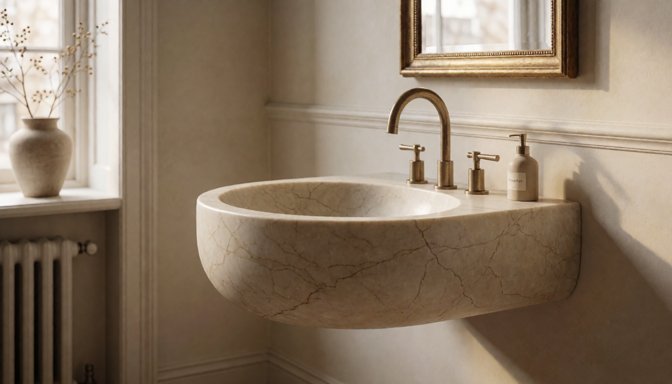 Marble Sink Bowl vs Ceramic: What Importers Should Know - natural stone decor scene 1